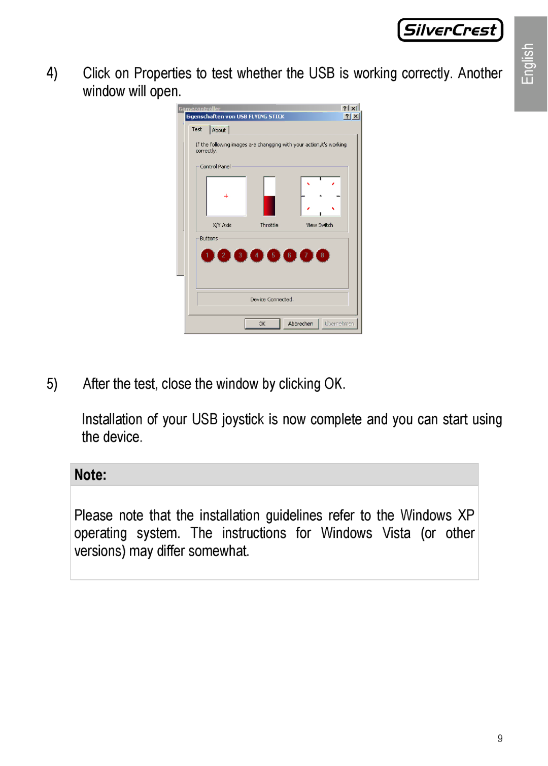 Silvercrest JS-101 manual English 