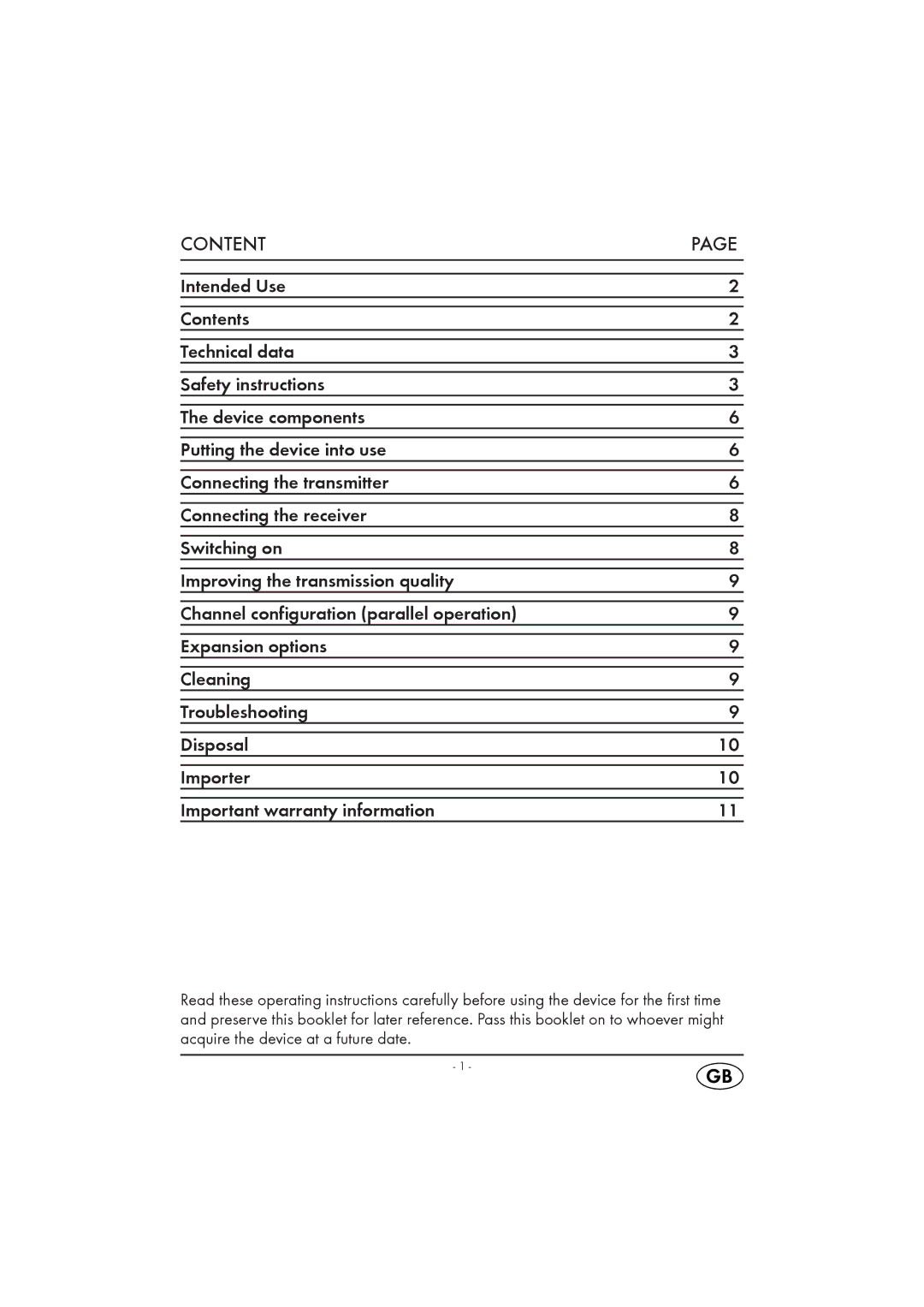 Silvercrest KH 2130-06/09-V3 manual Content 