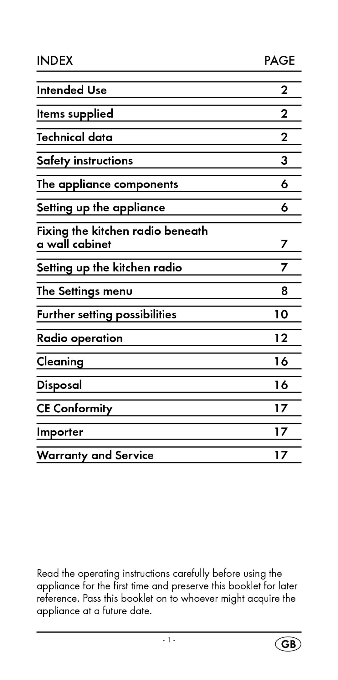 Silvercrest KH 2299 manual Index 