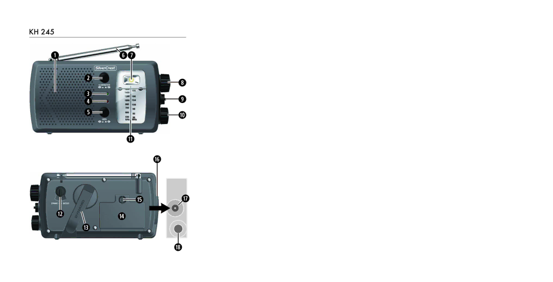 Silvercrest KH 245 manual 