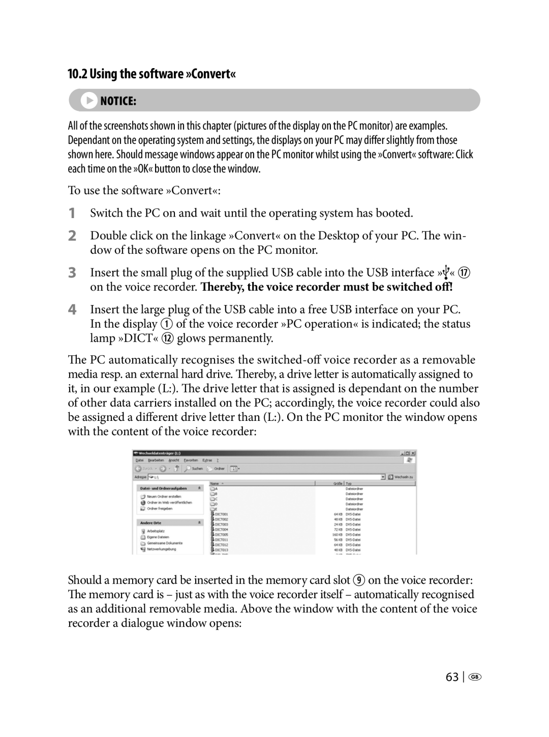 Silvercrest KH 2450 manual Using the software »Convert« 