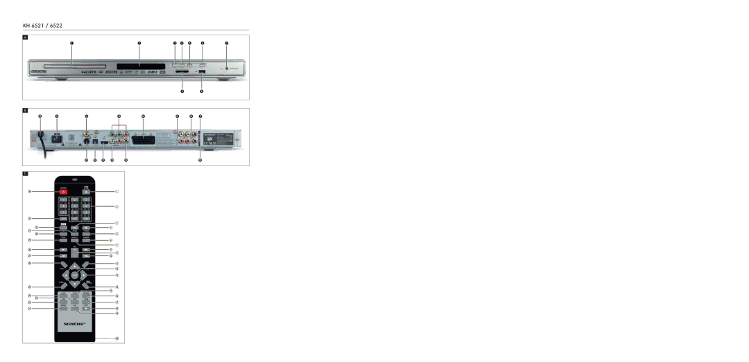 Silvercrest KH 6521, KH 6522 operating instructions 