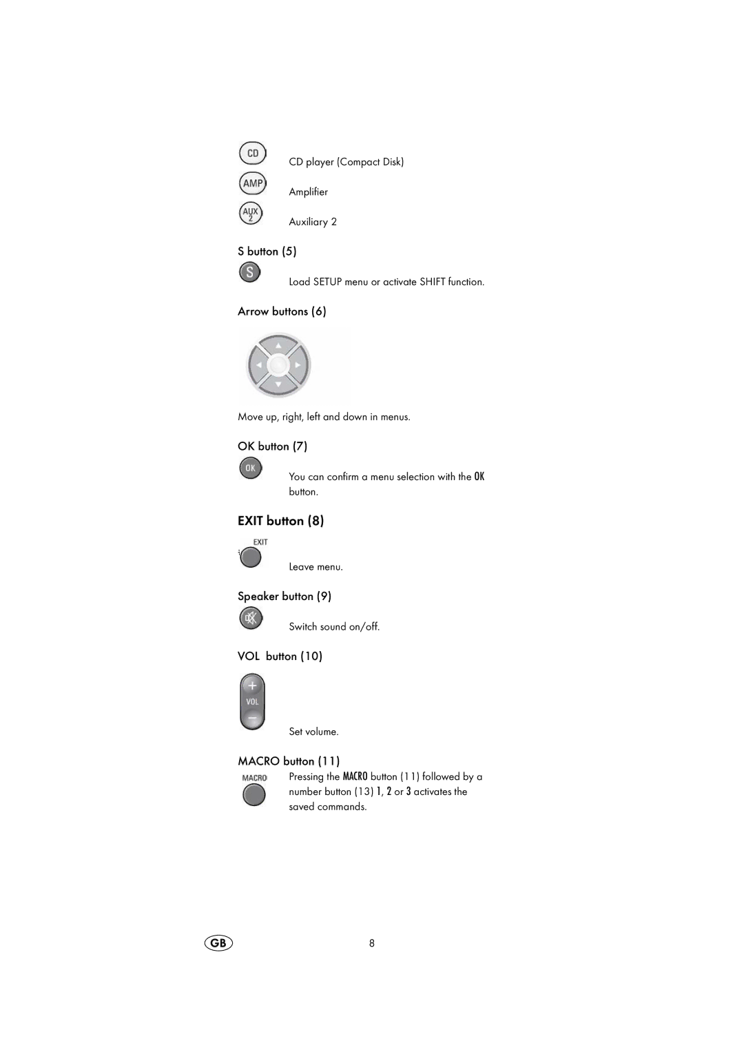 Silvercrest KH2150 operating instructions Exit button 