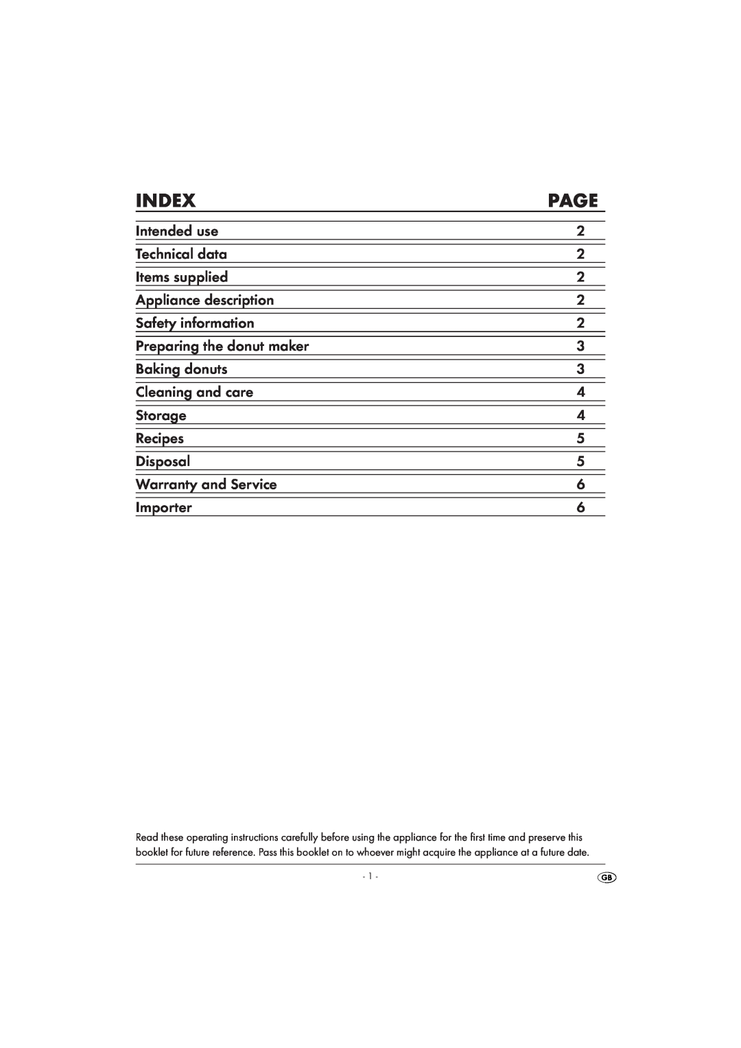 Silvercrest SDM800A1-09/10-V1 manual Index, Page 