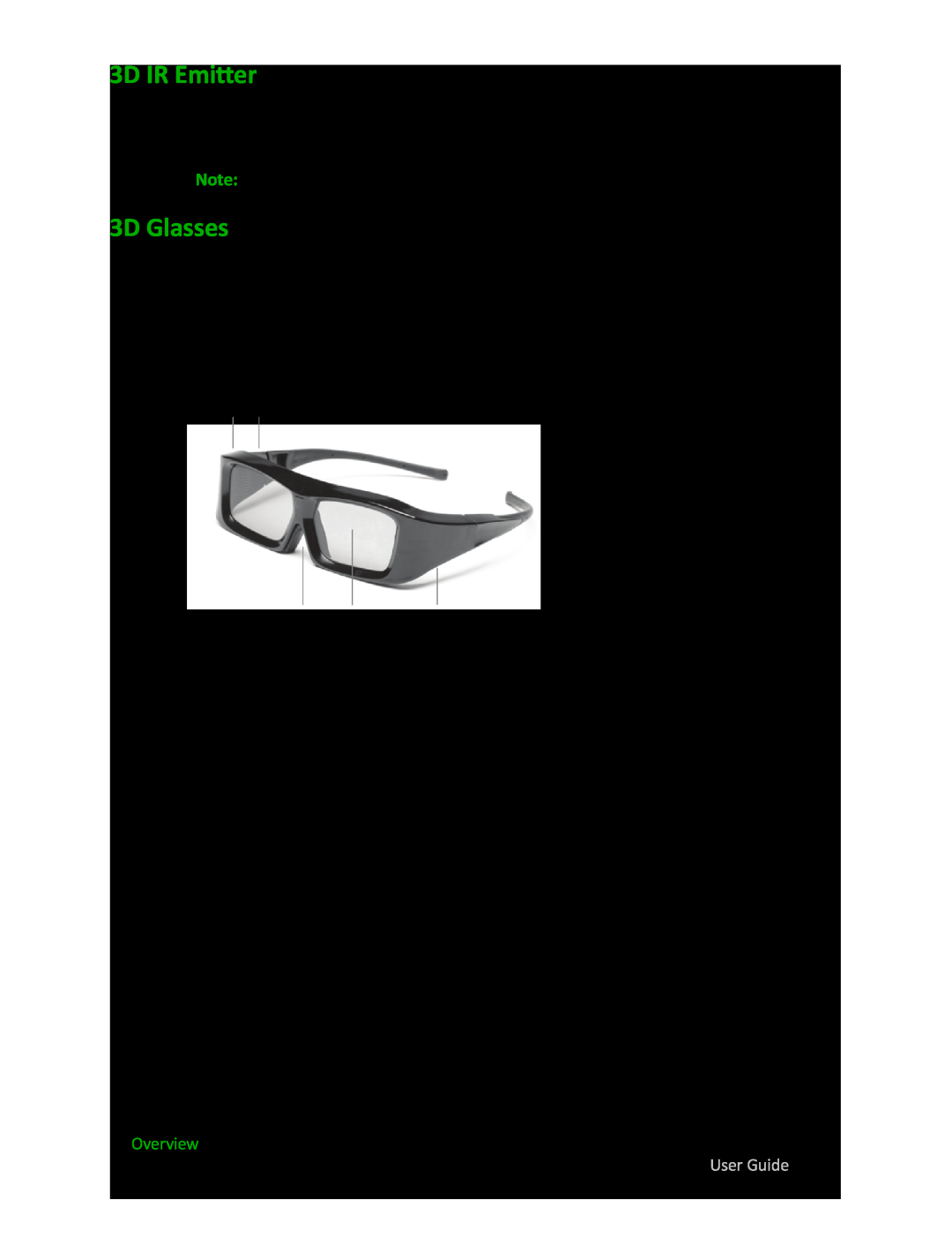 Sim2 Multimedia 3D-S manual 3D IR Emitter, 3D Glasses, ❶ ❷ ❸ ❹ ❺ 