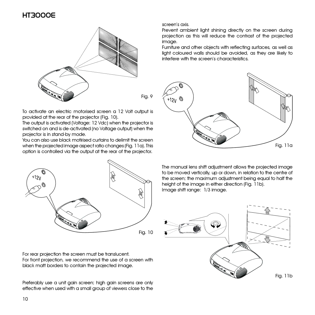 Sim2 Multimedia 460649000 installation manual HT3000E 