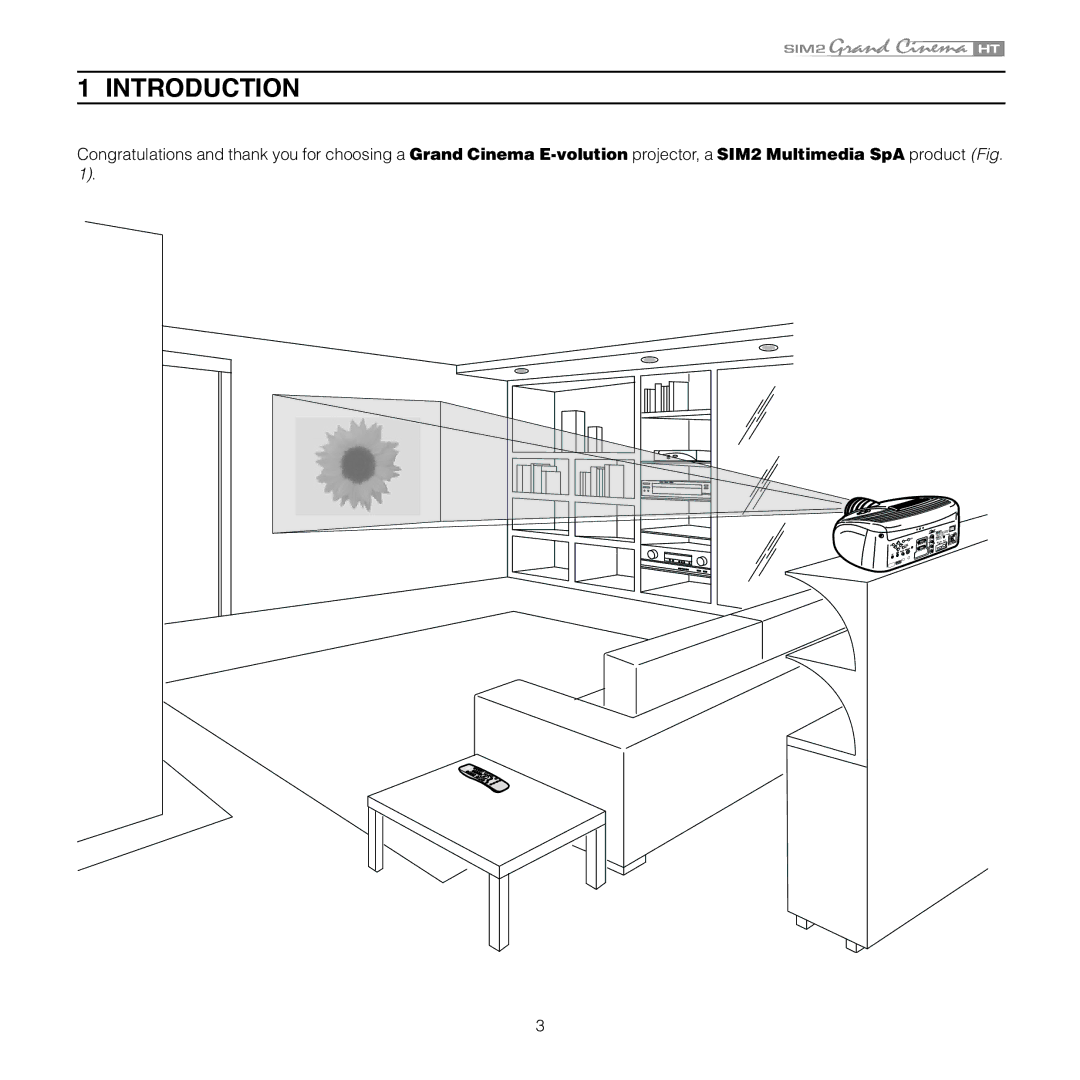 Sim2 Multimedia HT 300E, HT 280E installation manual Introduction 