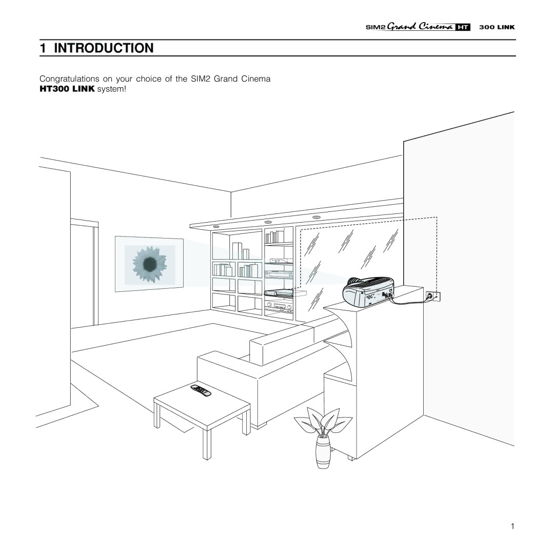 Sim2 Multimedia HT300 Link installation manual Introduction 