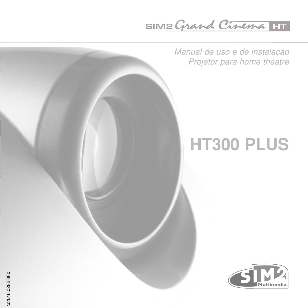 Sim2 Multimedia HT300 manual 