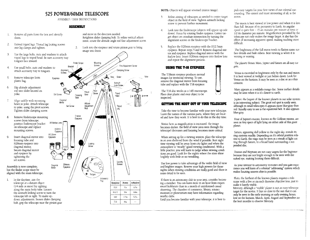 Simmons Optics 800447 manual 