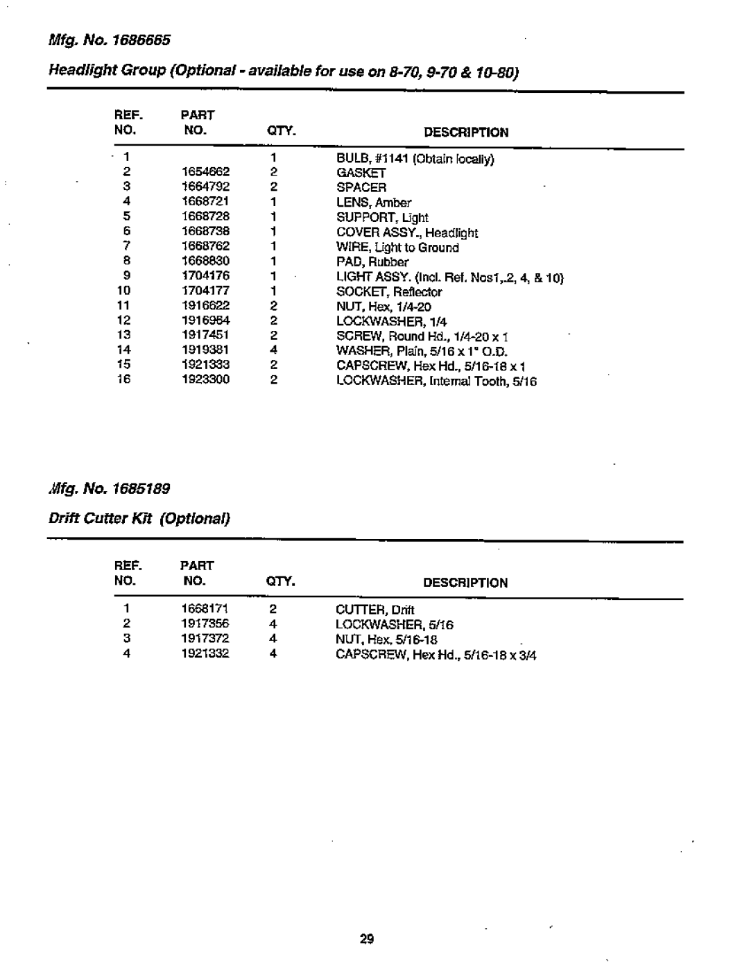 Simplicity 10-80 manual 