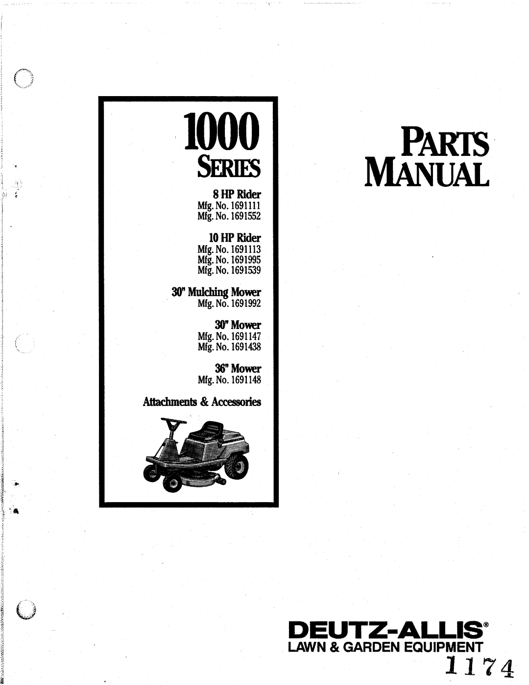 Simplicity 100 Series manual 