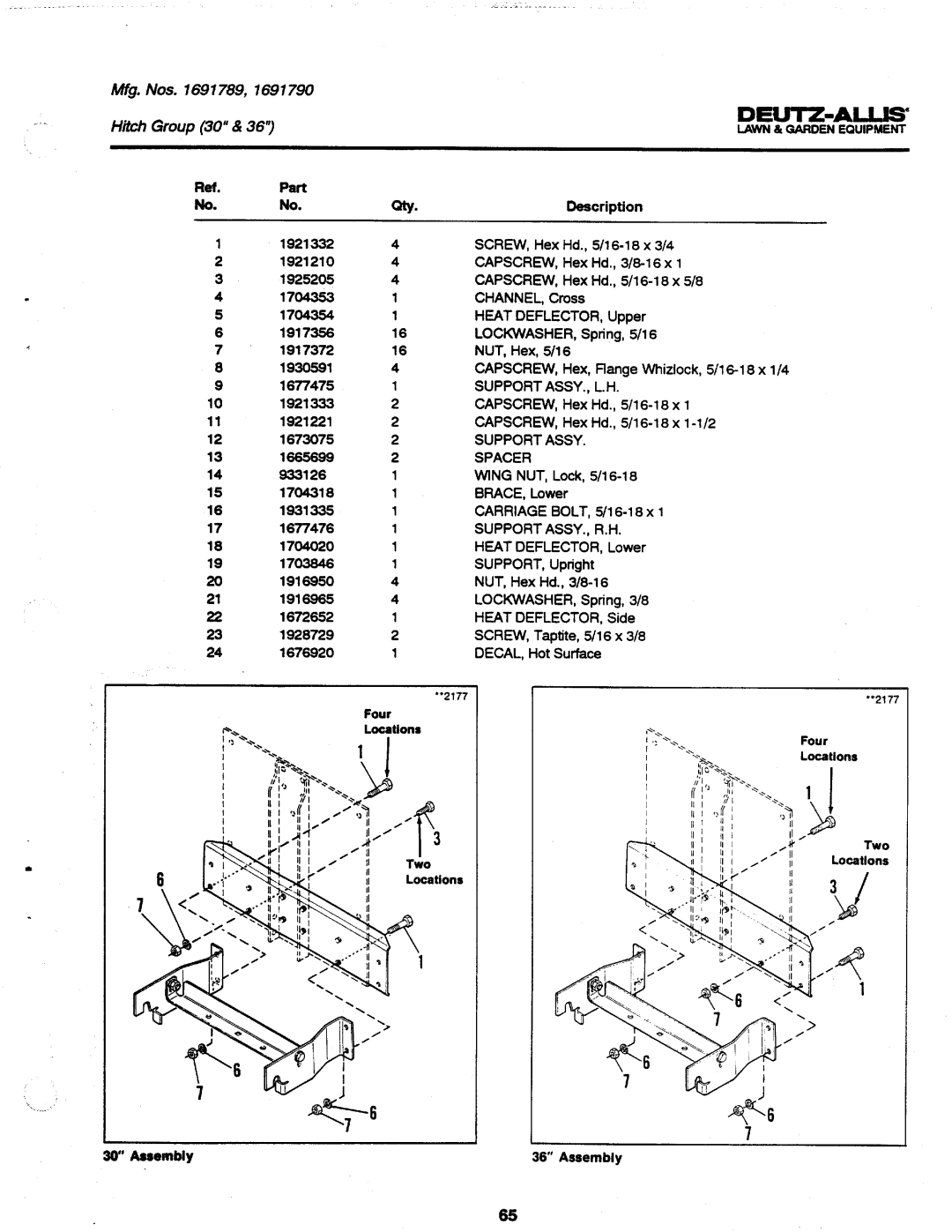 Simplicity 100 Series manual 