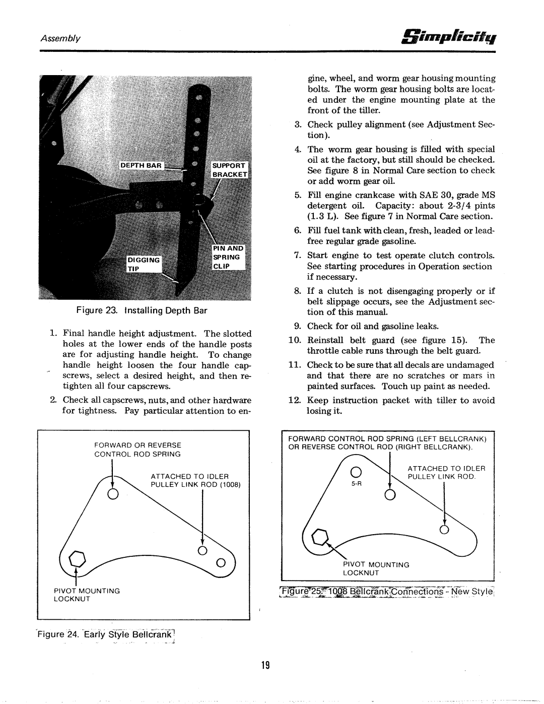 Simplicity 1008 manual 