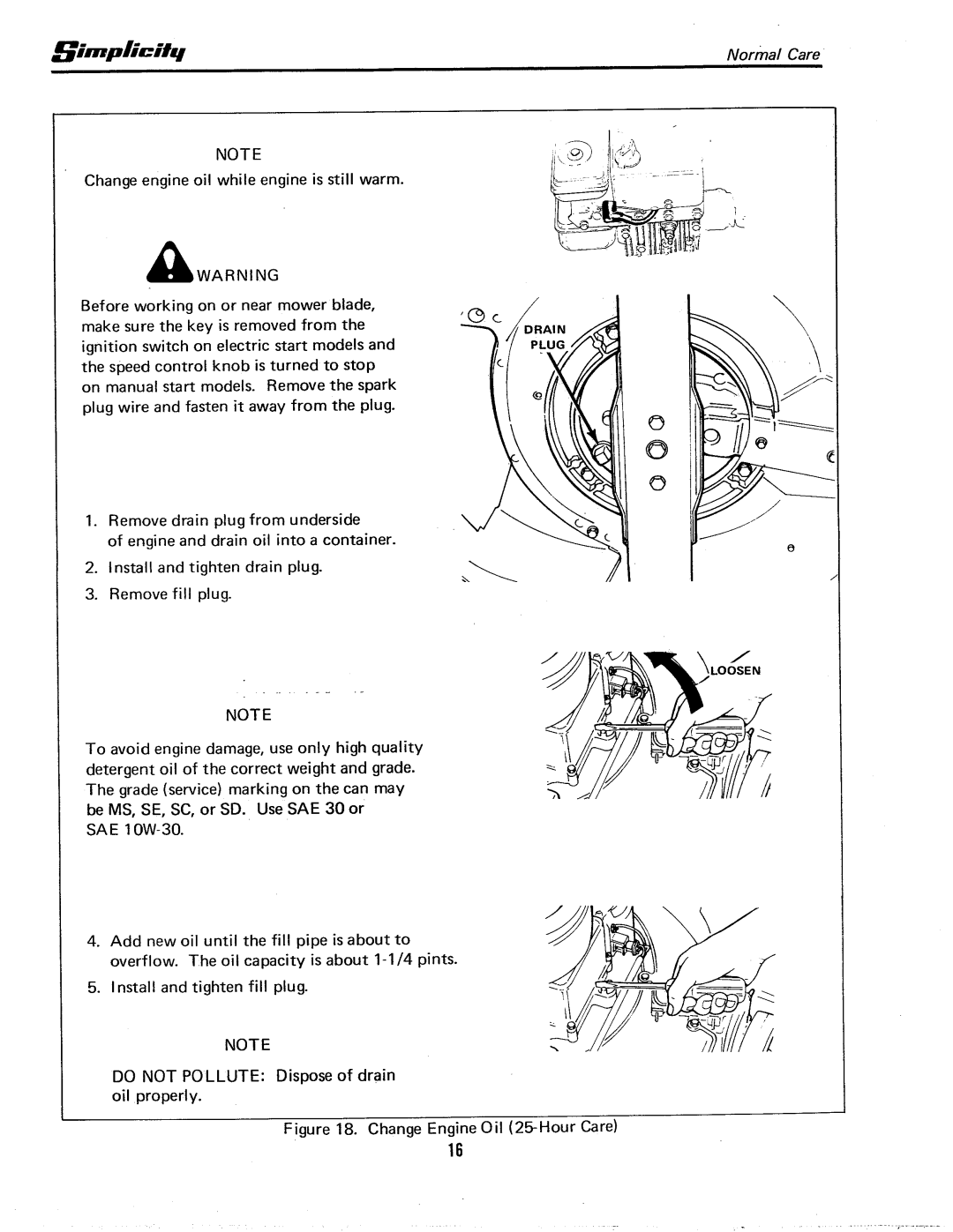 Simplicity 1019, 1021 manual 