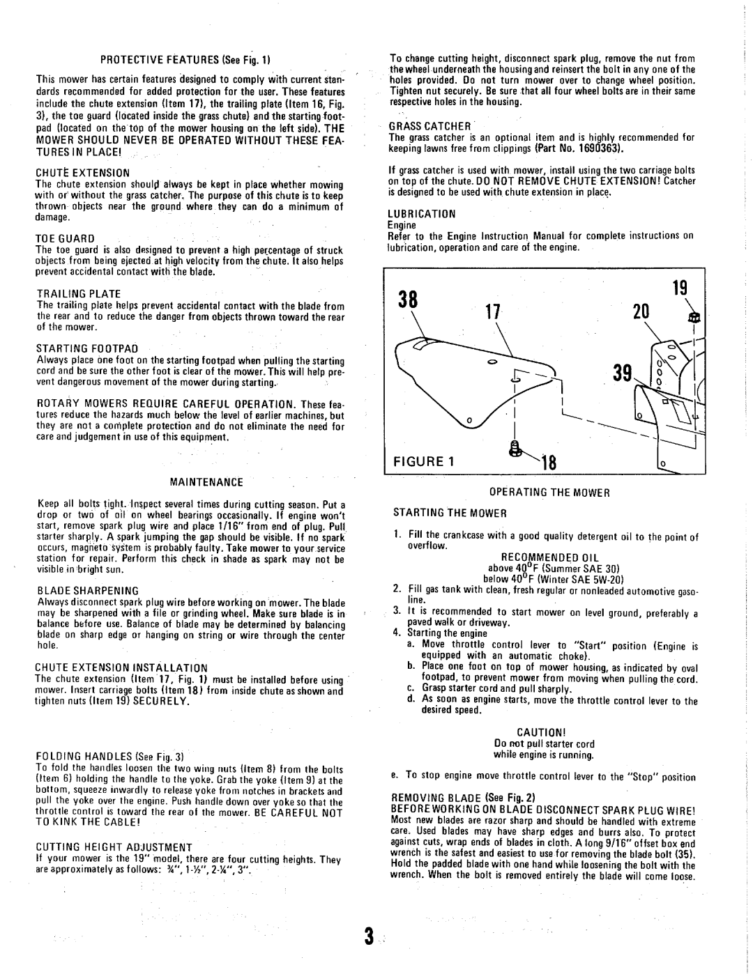 Simplicity 1119 manual 