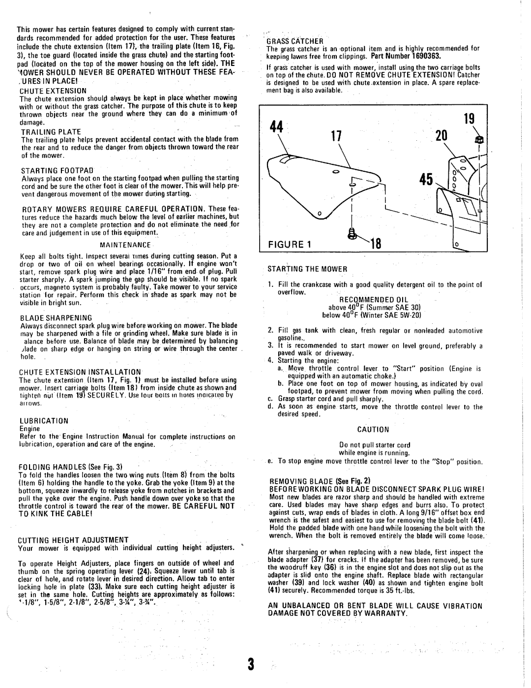 Simplicity 1121 manual 