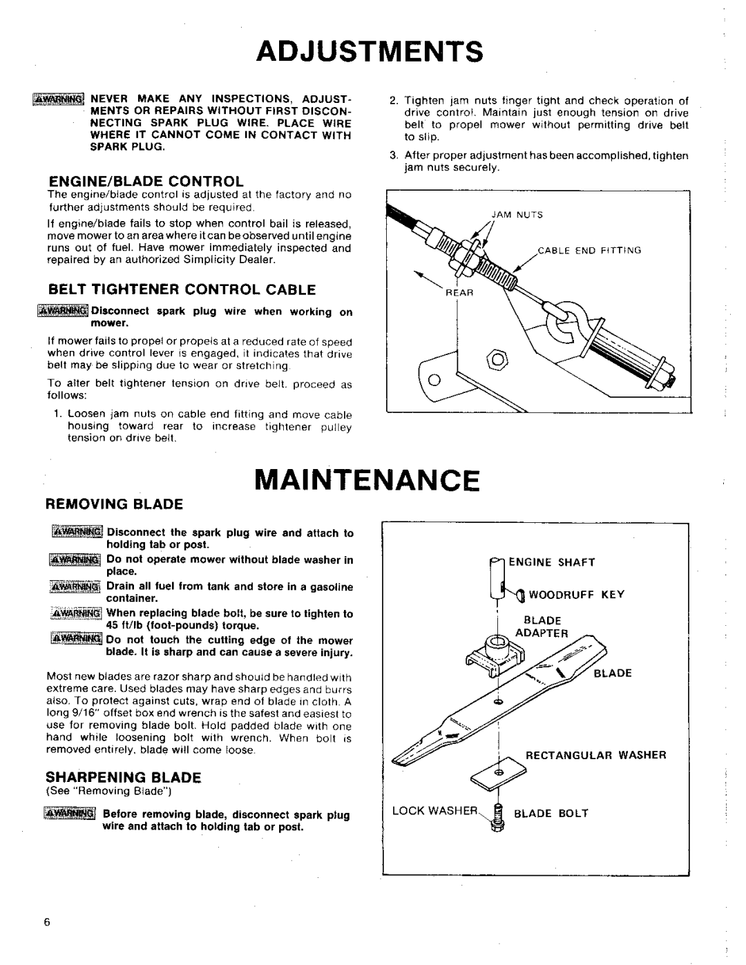 Simplicity 1321PPE manual 