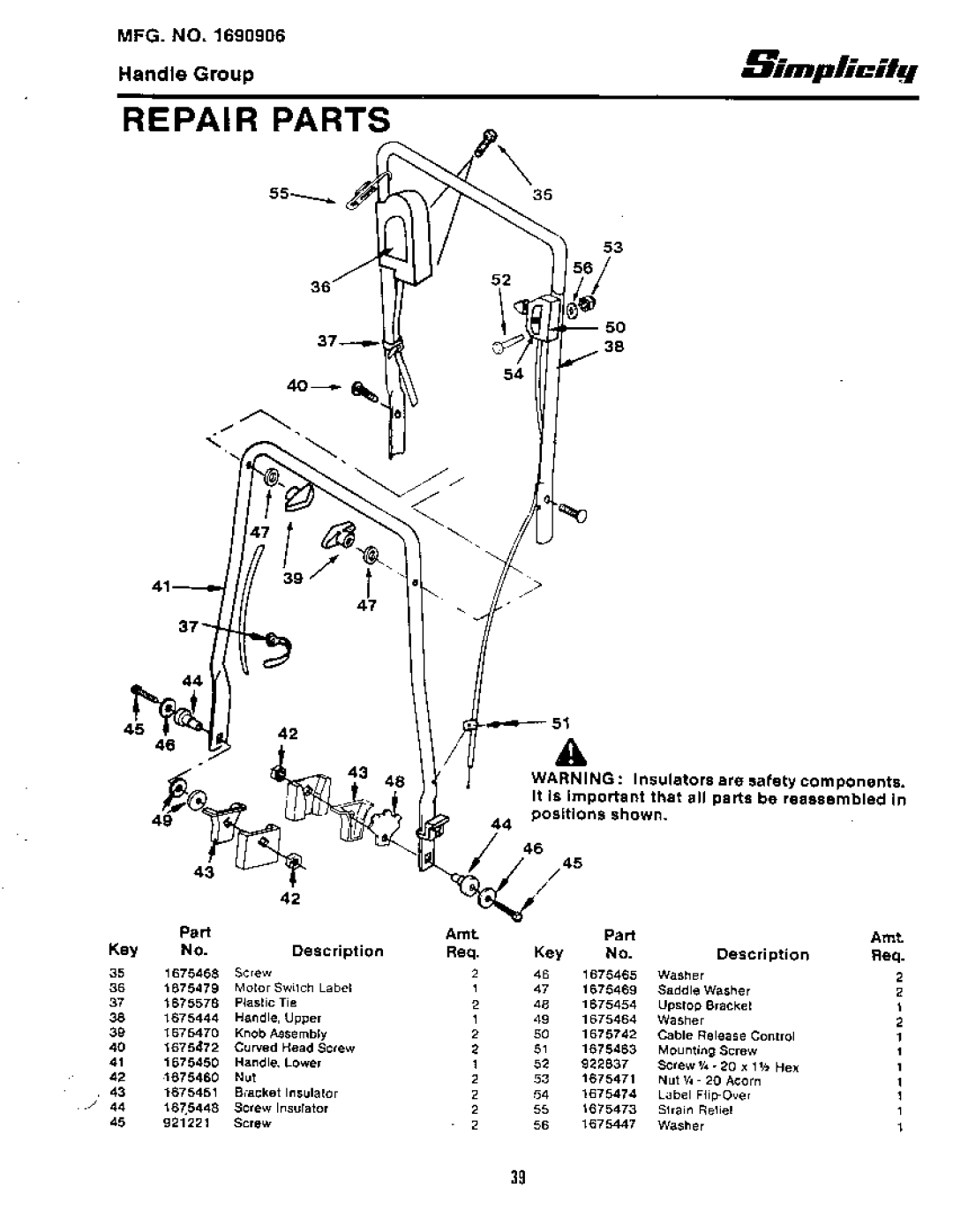 Simplicity 1321 Mower, 1421 Mower, 1291 Mower, 1318PSE Mower, 1321PP Mower, 1321PPE Mower, 1319PS Mower, 1322PS Mower, 1221 Mower 