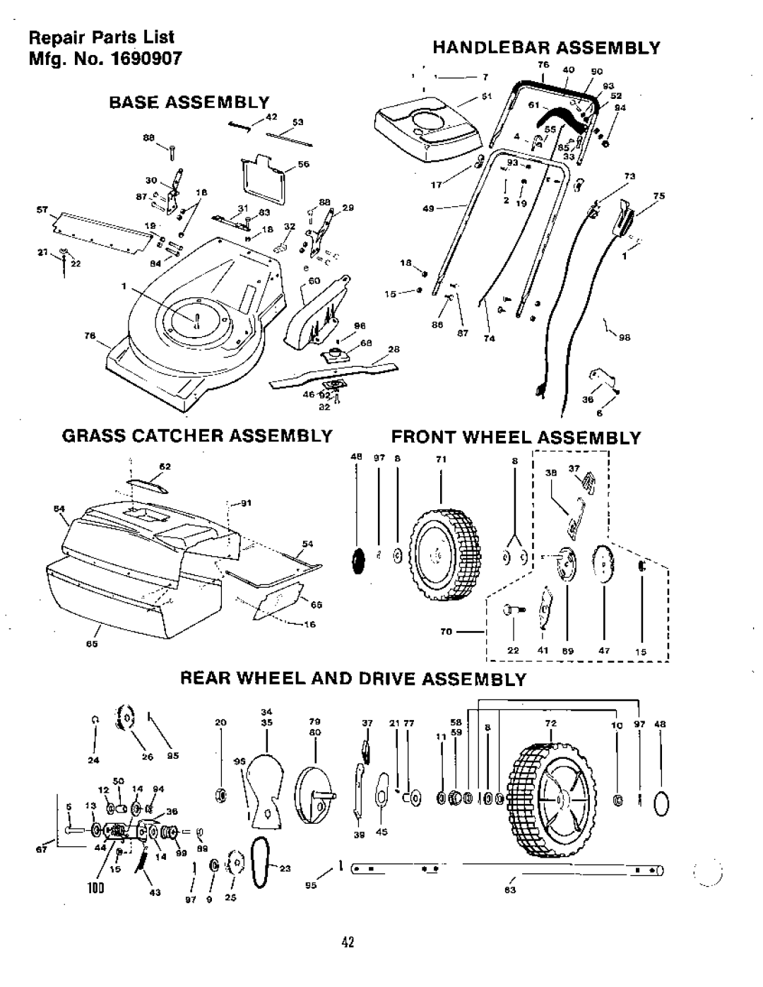 Simplicity 1321PP Mower, 1421 Mower, 1321 Mower, 1291 Mower, 1318PSE Mower, 1321PPE Mower, 1319PS Mower, 1322PS Mower, 1221 Mower 