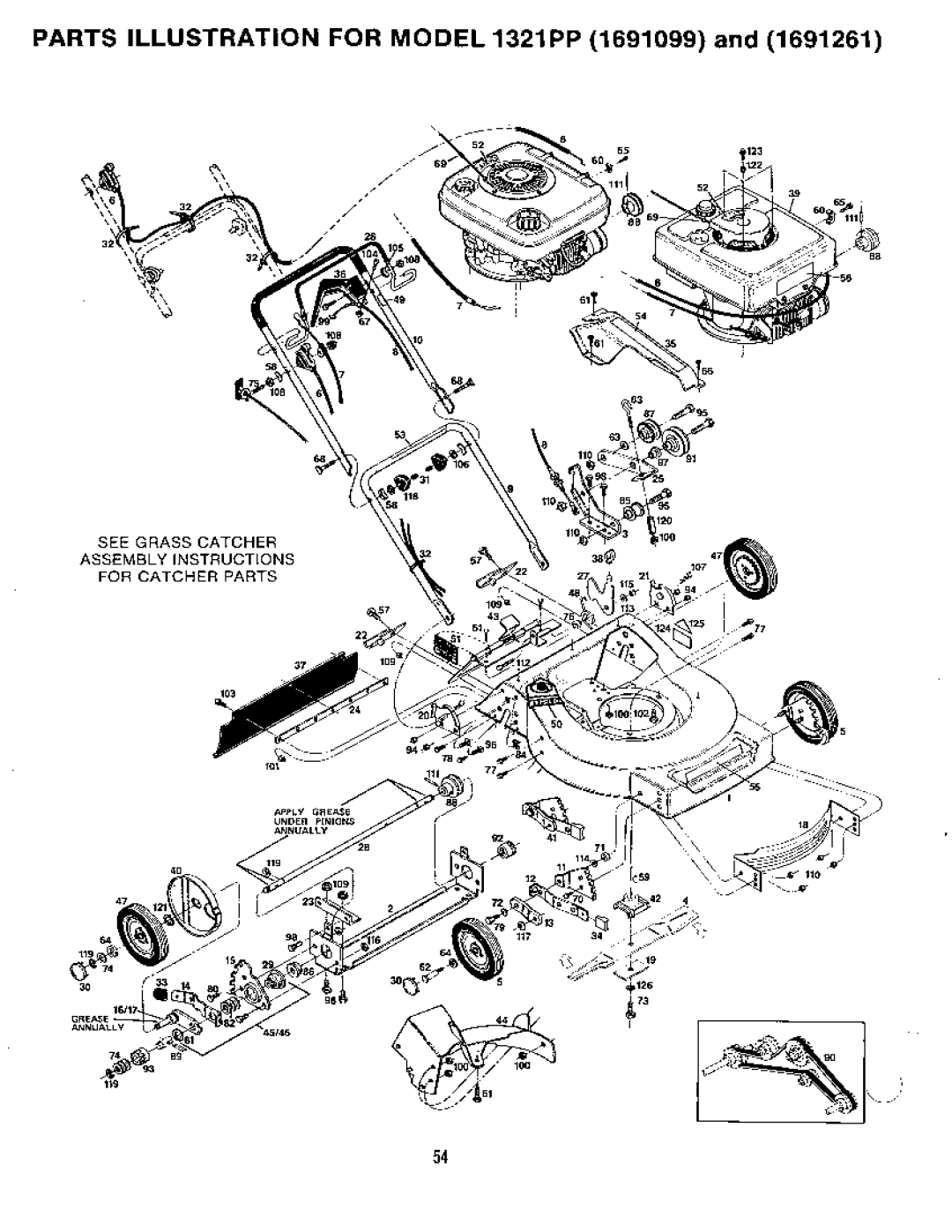 Simplicity 1319PS Mower, 1421 Mower, 1321 Mower, 1291 Mower, 1318PSE Mower, 1321PP Mower, 1321PPE Mower, 1322PS Mower, 1221 Mower 