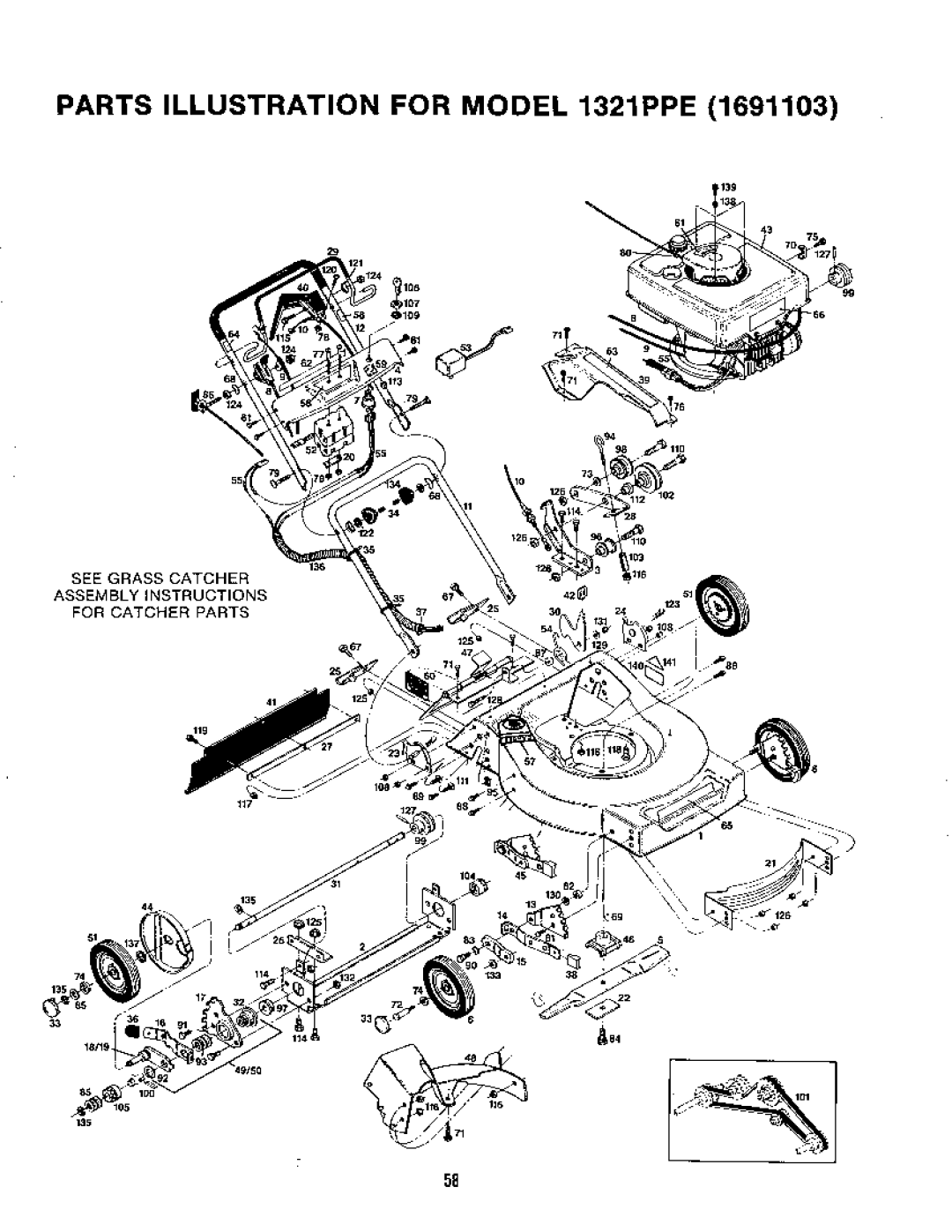 Simplicity 1421 Mower, 1321 Mower, 1291 Mower, 1318PSE Mower, 1321PP Mower, 1321PPE Mower, 1319PS Mower, 1322PS Mower, 1221 Mower 