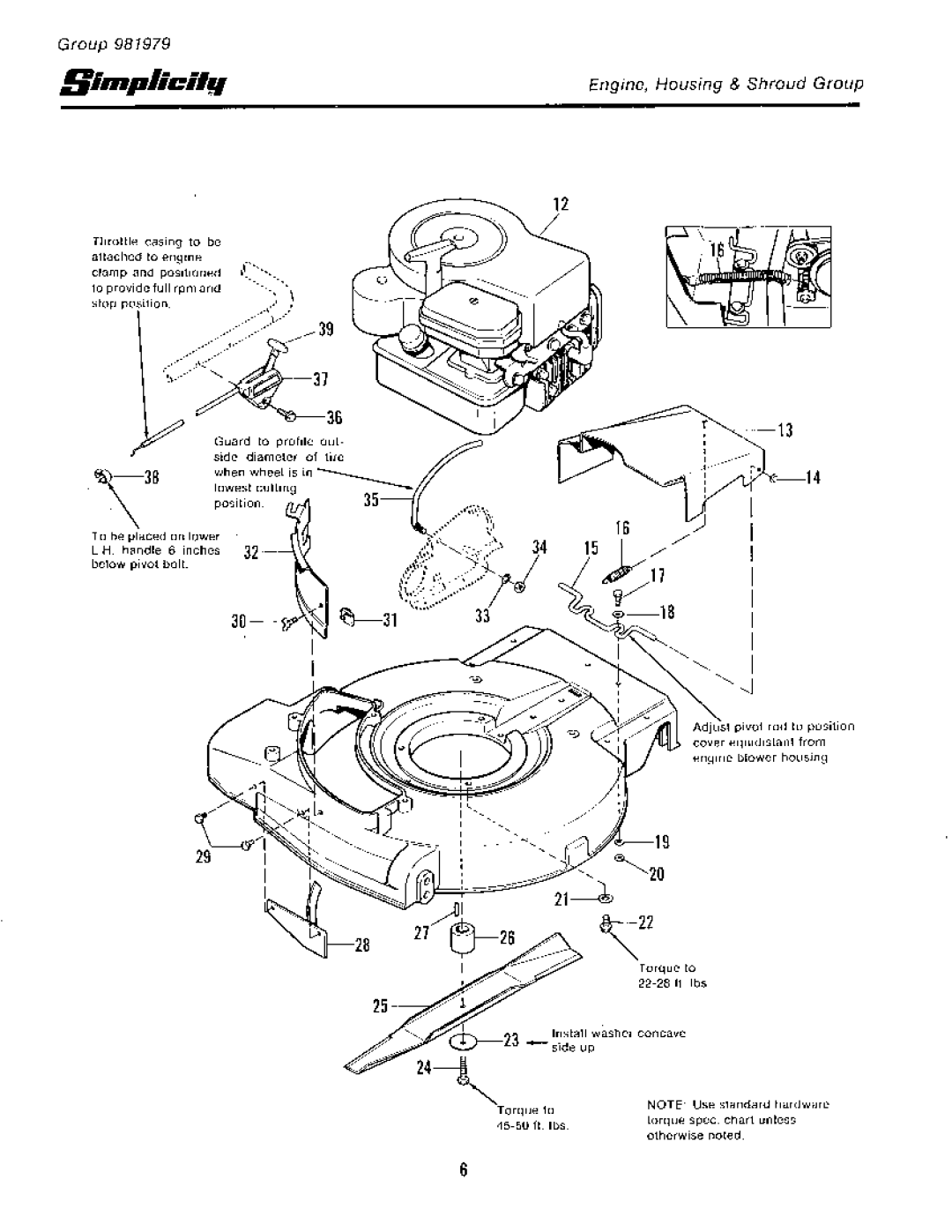 Simplicity 1320PS Mower, 1421 Mower, 1321 Mower, 1291 Mower, 1318PSE Mower, 1321PP Mower, 1321PPE Mower, 1319PS Mower, 1221 Mower 