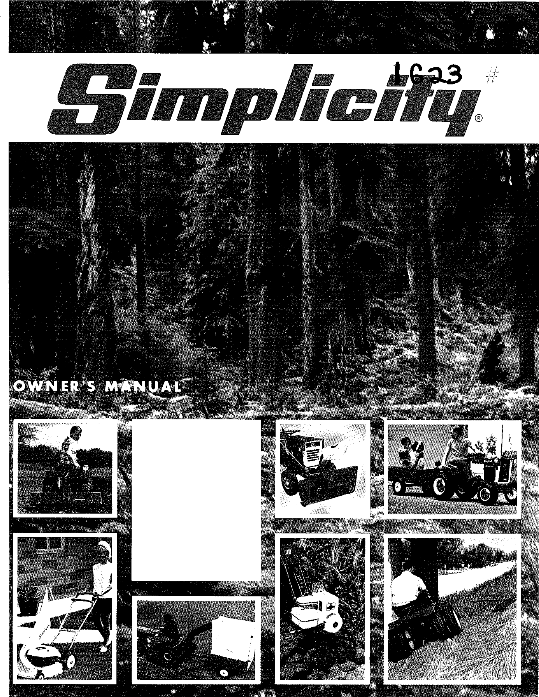 Simplicity 1623 manual 