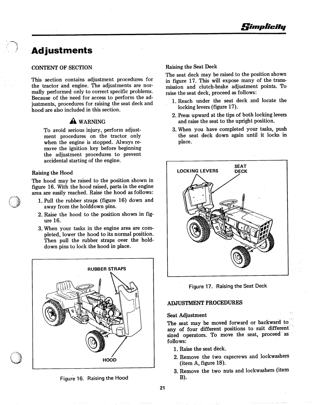 Simplicity 1690006 manual 