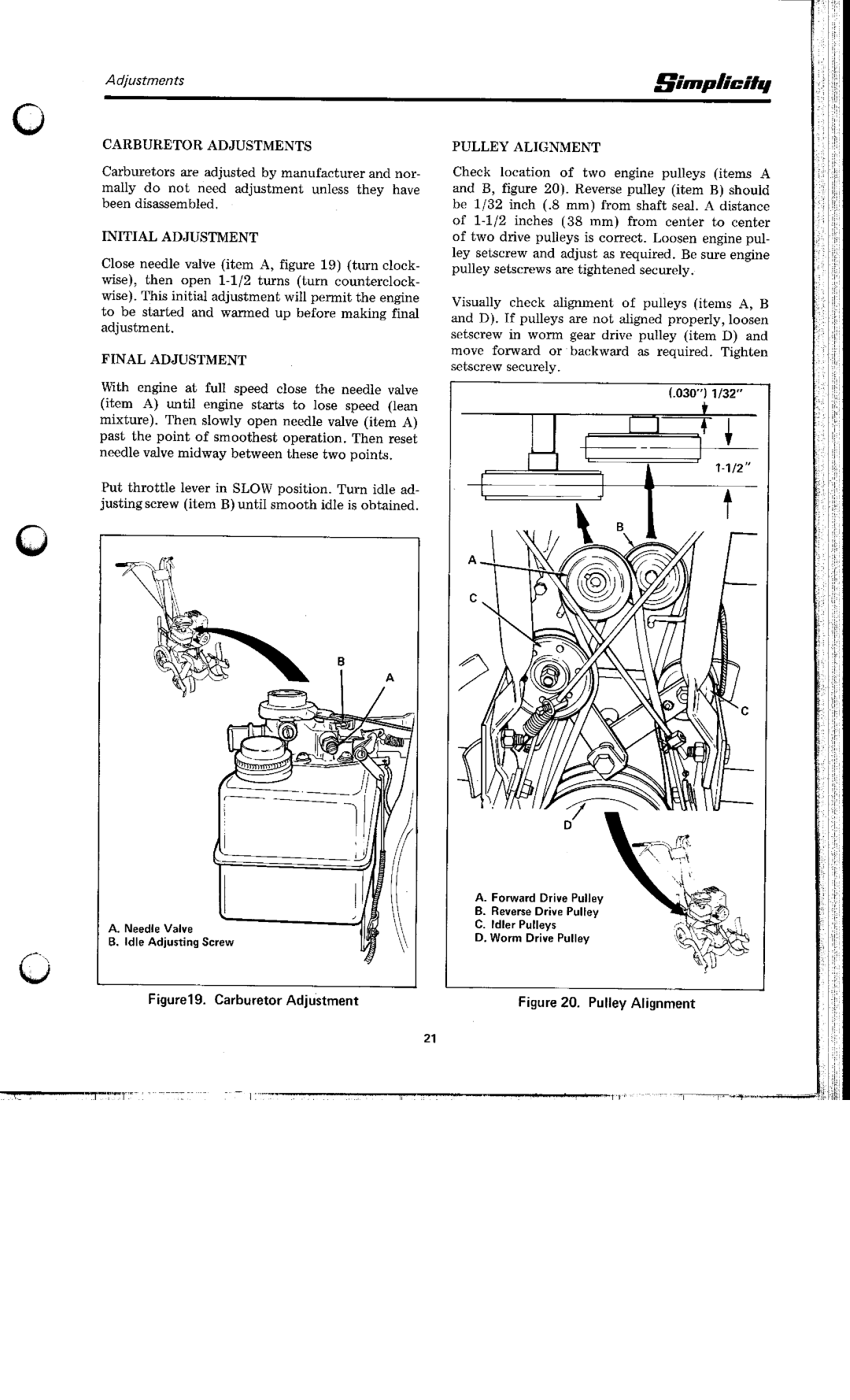 Simplicity 1004, 1690238 manual 