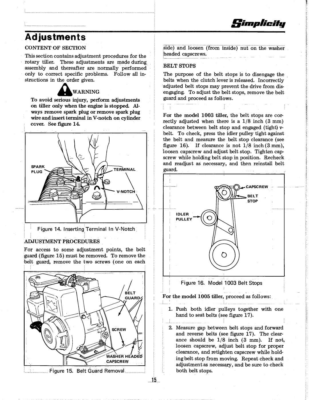 Simplicity 1690237, 1690324, 1003 manual 