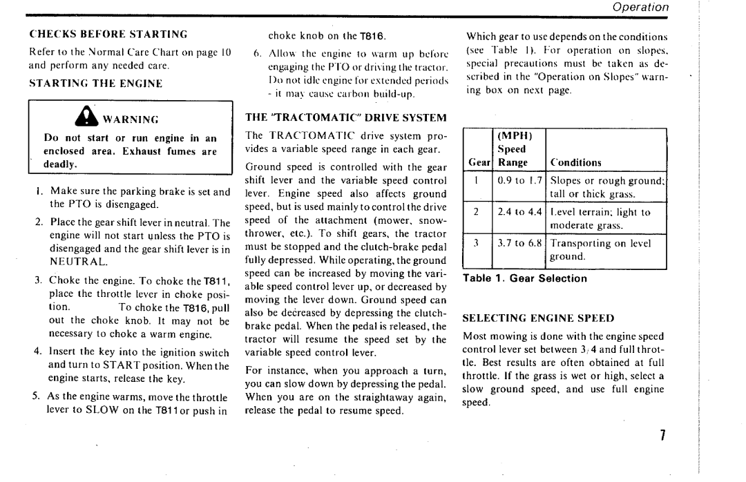 Simplicity T811-T816, 1690706, 1690705, 1690704, 1673889 manual 