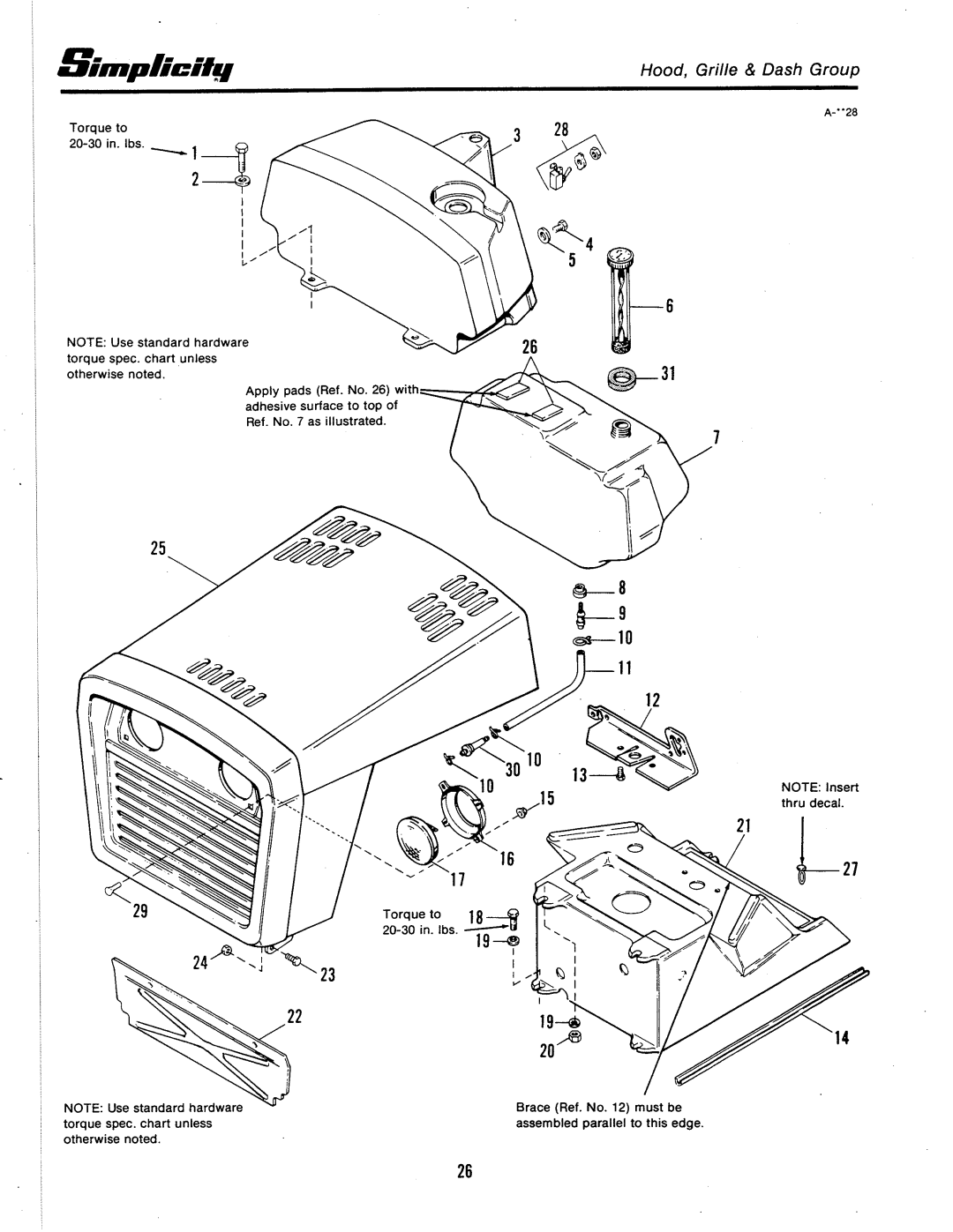 Simplicity 1691272, 1691238, 1691175, 1691095, 1691030, 1690839, 1691031 manual 