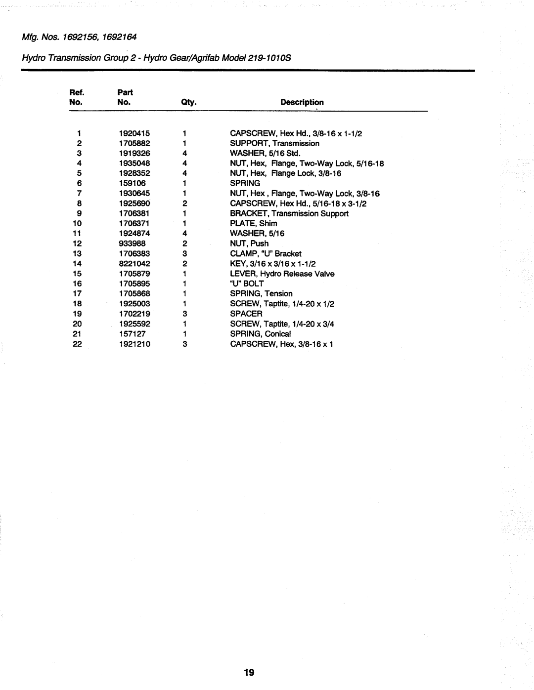 Simplicity 1692166, 1691420, 1692263, 1692259, 1692156, 1692164, 1692160, 1691419 manual 