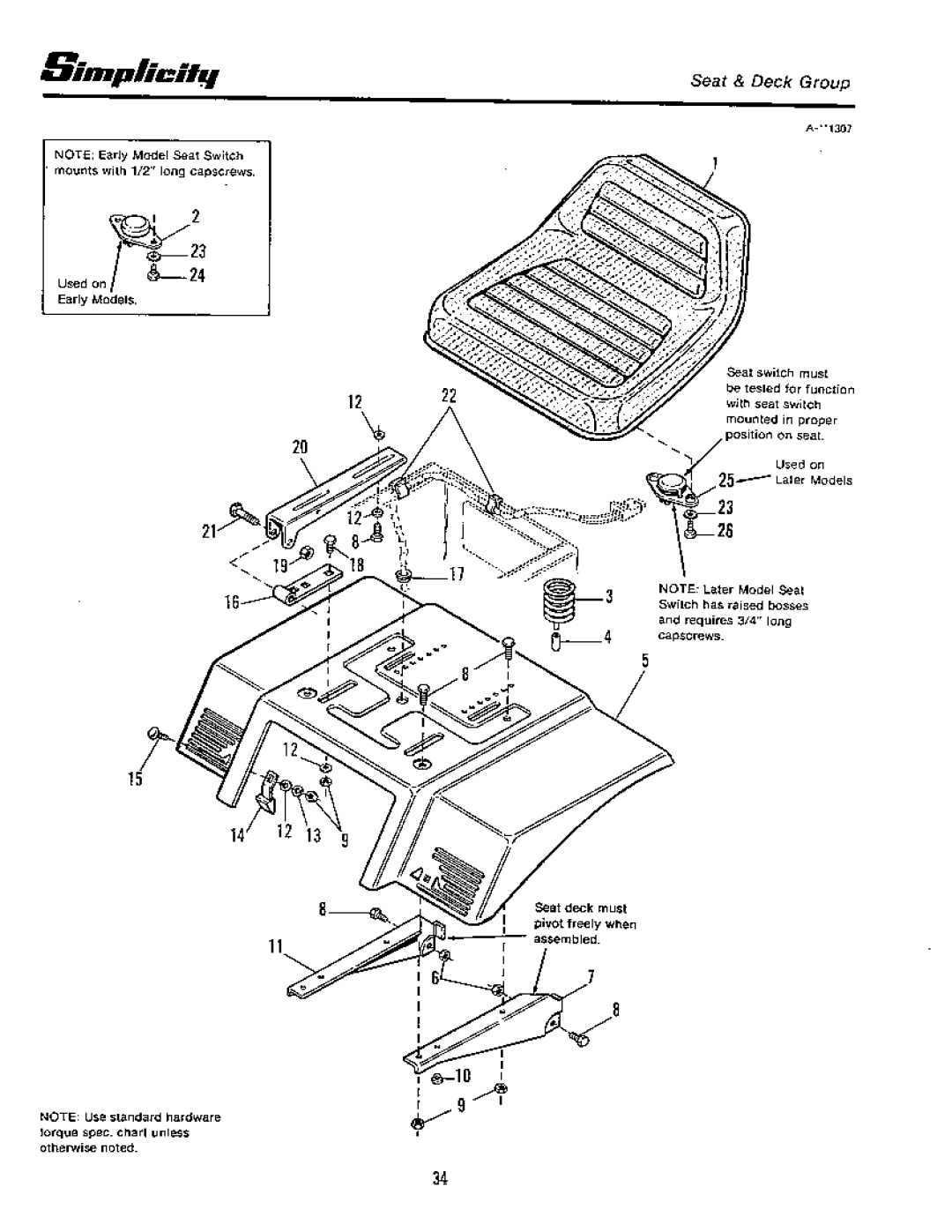 Simplicity 1691423, 1691425, 6500 Series, 1691736, 1691732, 1691468, 1691263 manual 