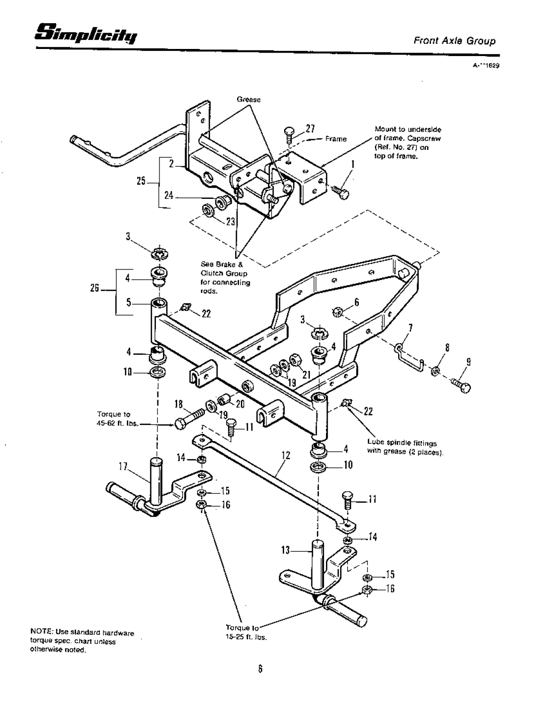 Simplicity 1691423, 1691425, 6500 Series, 1691736, 1691732, 1691468, 1691263 manual 