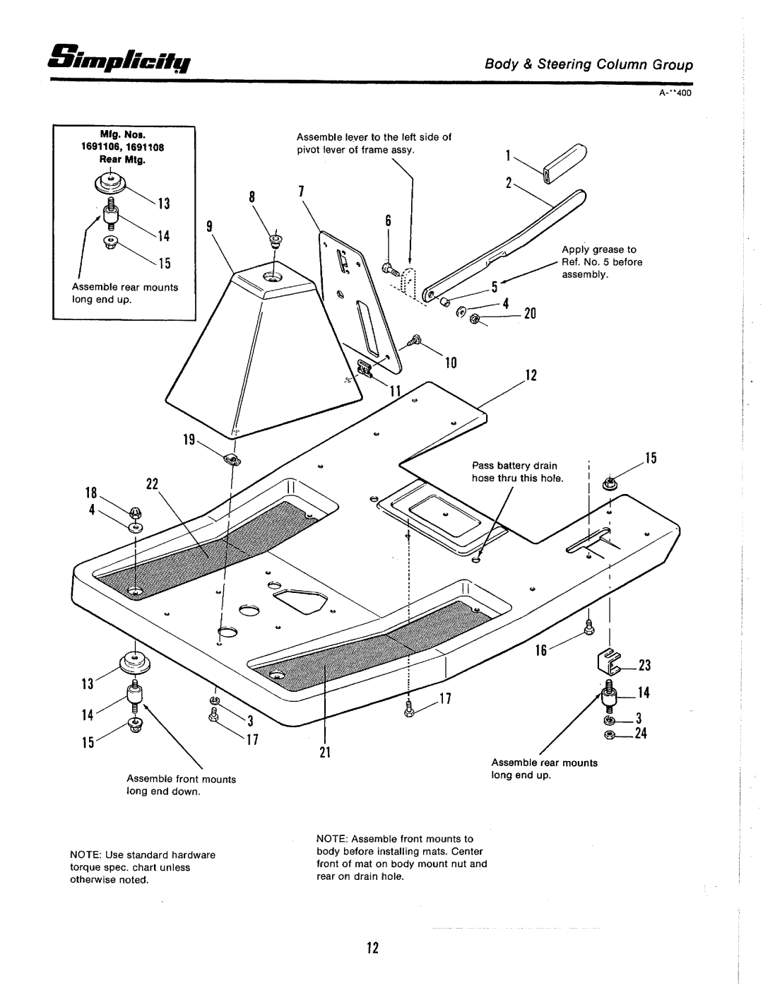 Simplicity 1691106, 1691437, 1691993, 1691551, 1691537, 1691535, 1690530, 1691108, 1690891 manual 