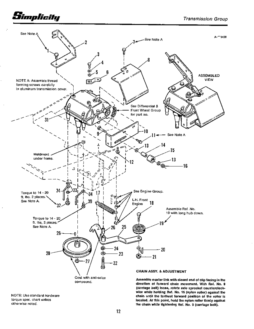 Simplicity 1691332, 1691458, 1691457, 1691199, 1691330, 1691198 manual 