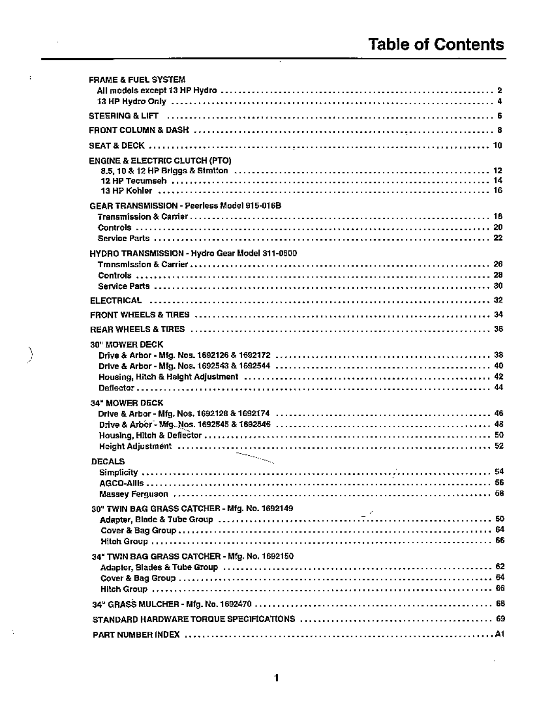 Simplicity 1692515, 1692545, 1692517, 1692543, 1692385, 1692392, 1692389, 1692387, 1692382, 1692380, Coronet Series manual 