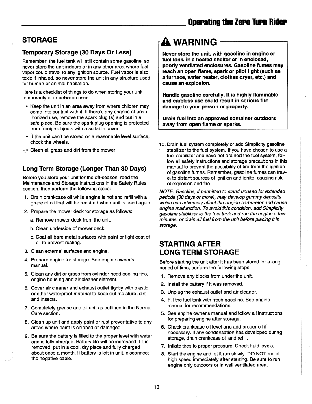 Simplicity 1692913, 1692915, 1693302, 1693300, ZT Series manual 