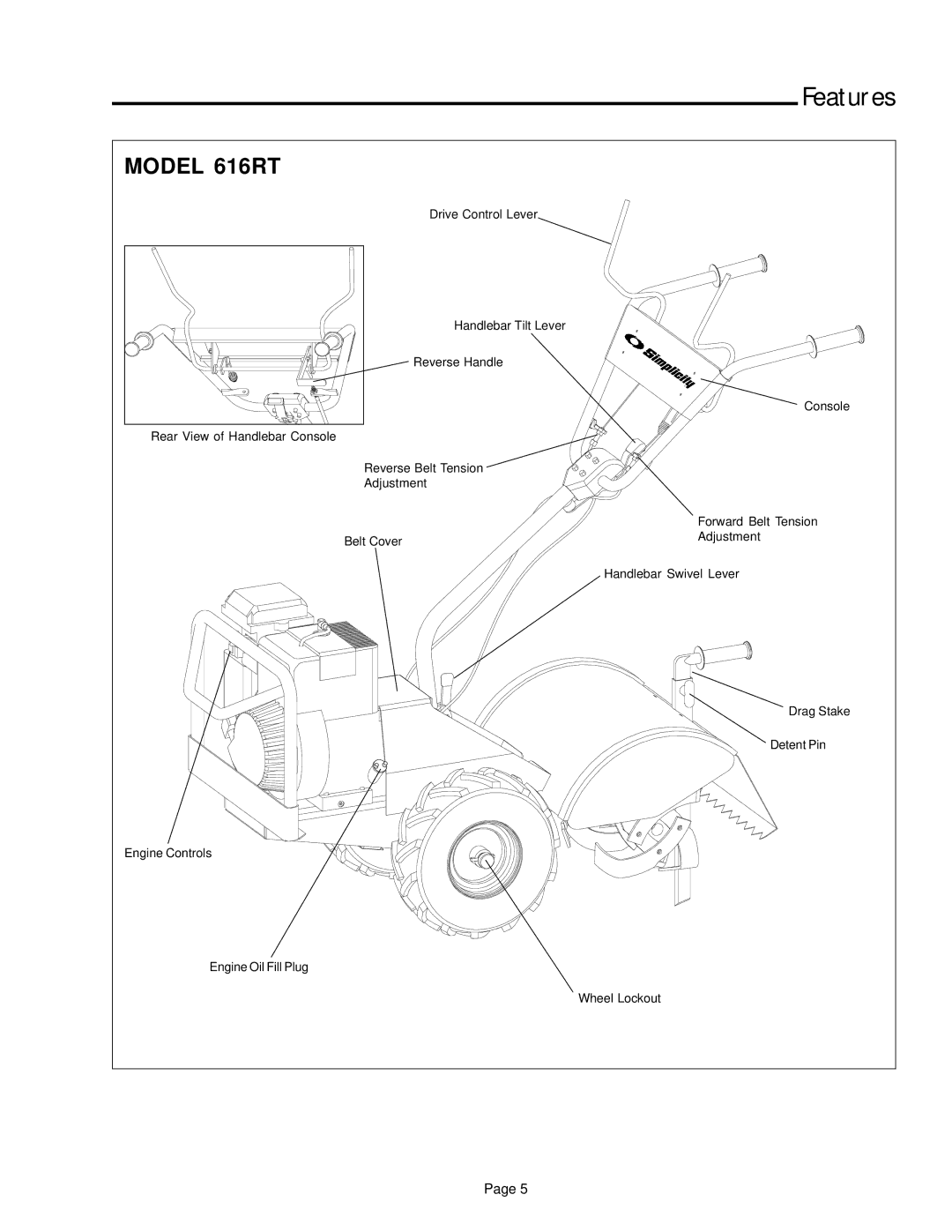 Simplicity 1693705, 1693704, 1693207 manual Model 616RT 