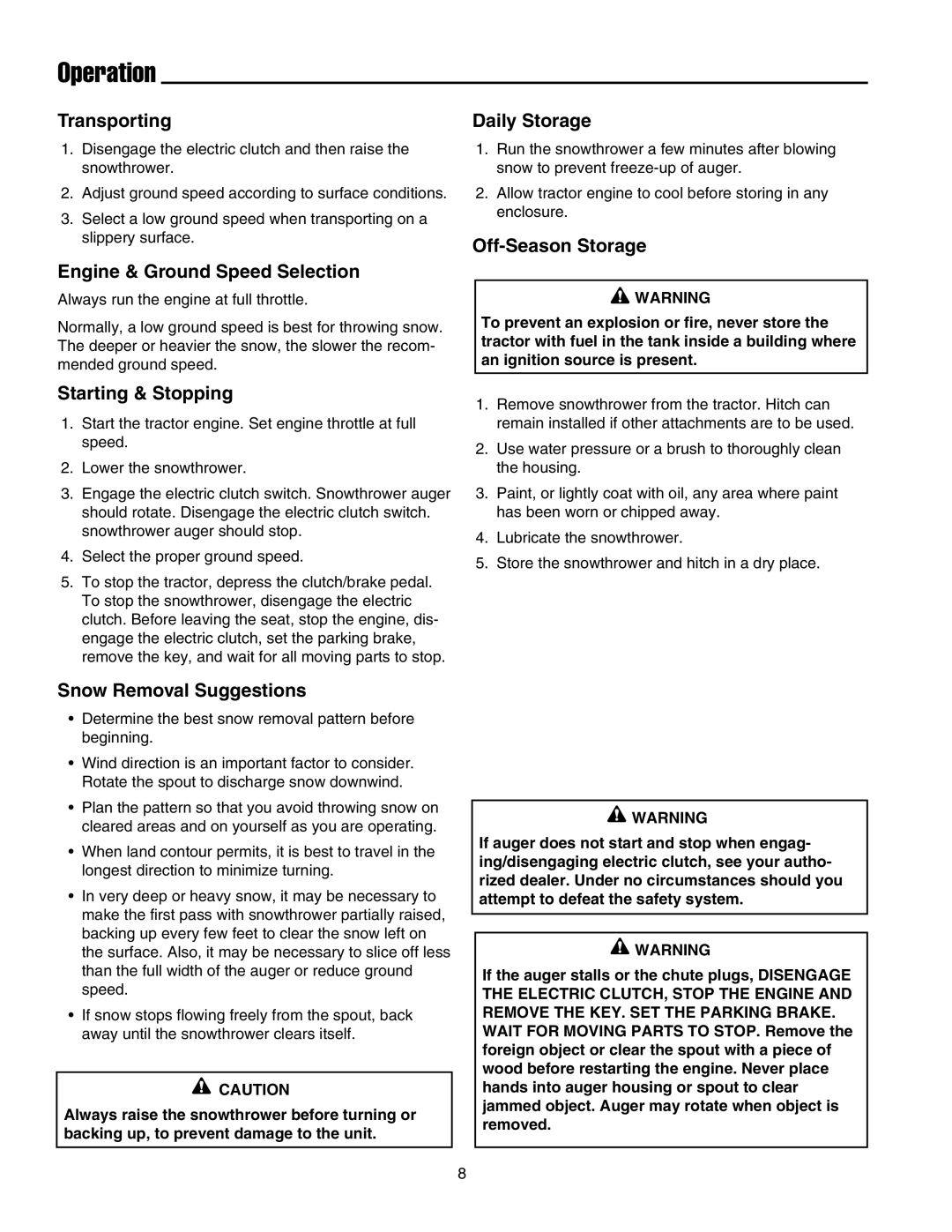 Simplicity 1694404 manual Operation 