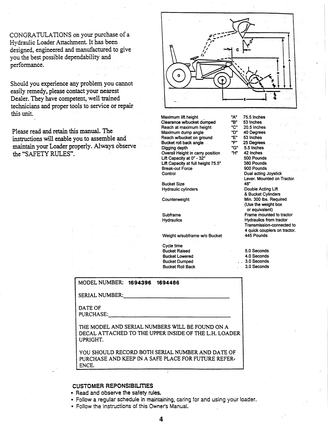 Simplicity 1694486, 1694396 manual 