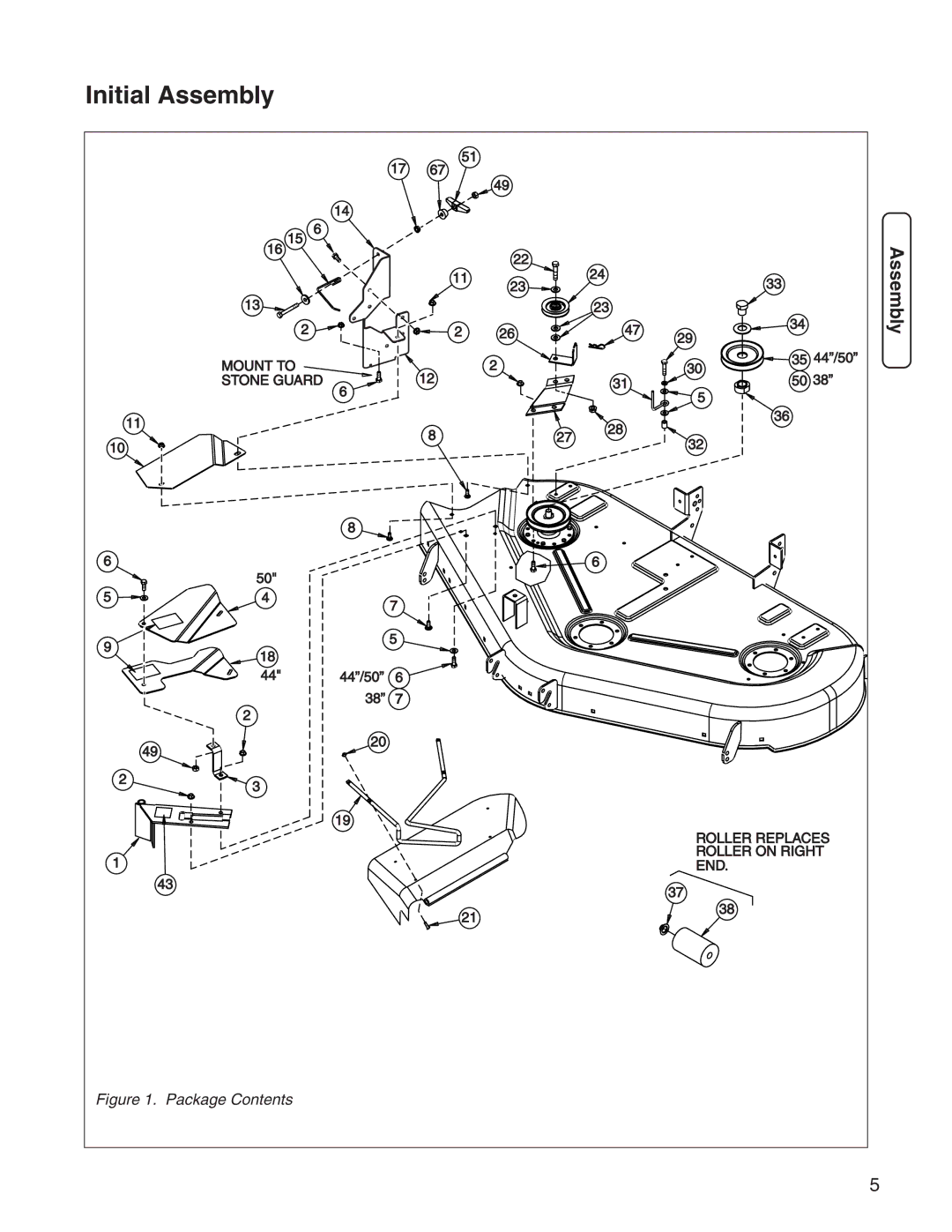 Simplicity 1694924 manual Initial Assembly 