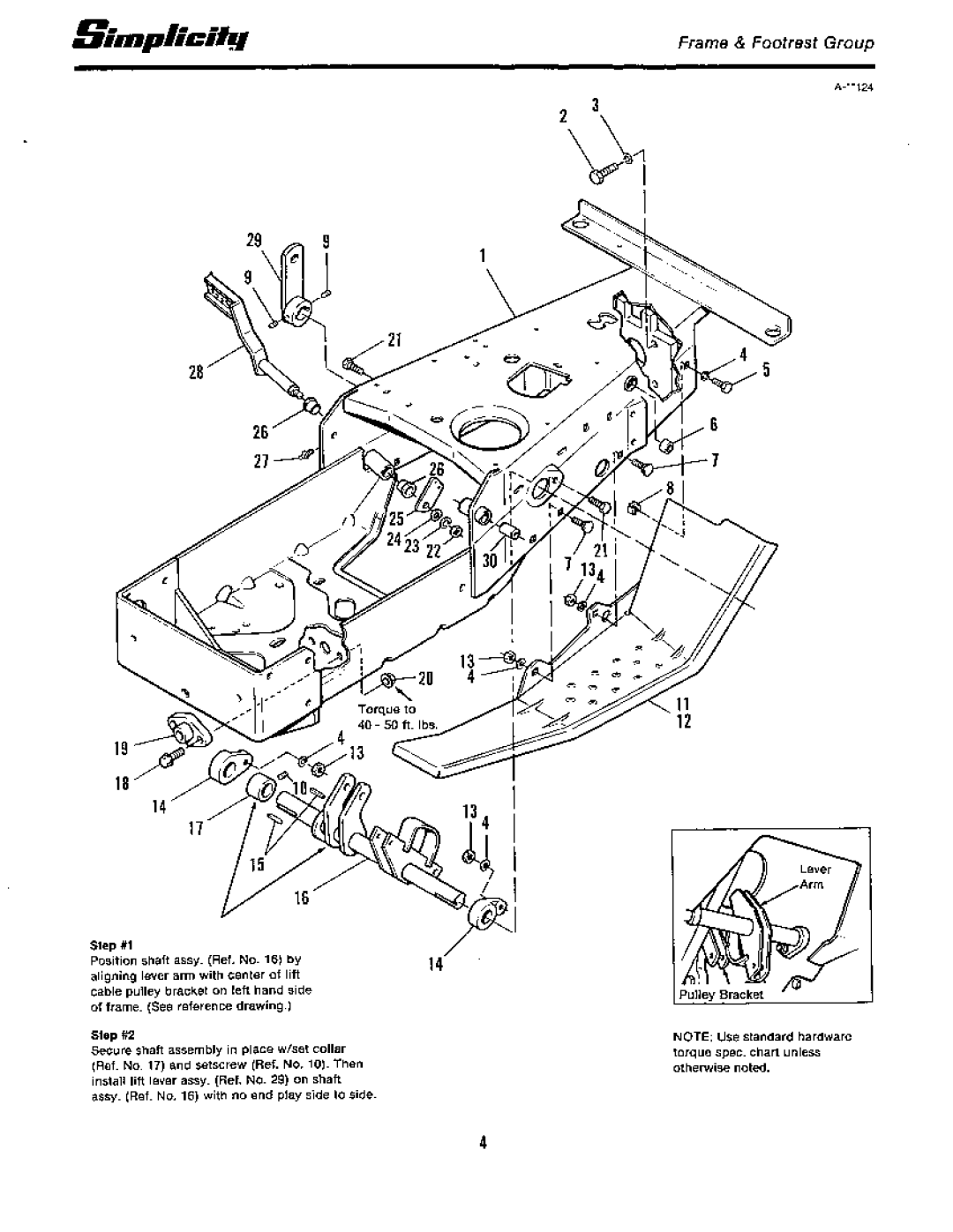 Simplicity 17GTH-L manual 