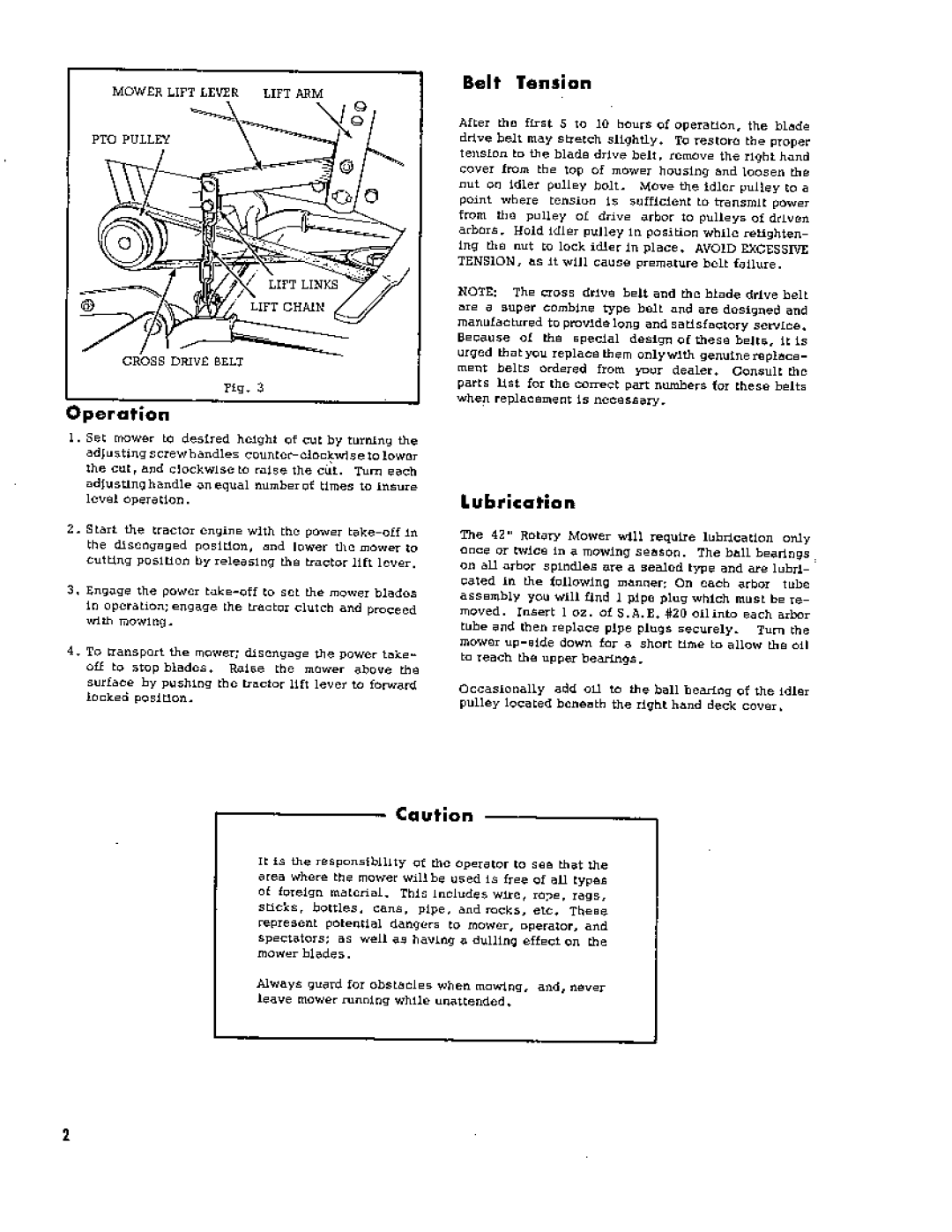 Simplicity 190 manual 