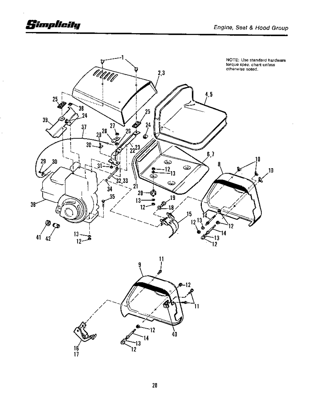 Simplicity 1965-1979, Rear Engine Riders manual 