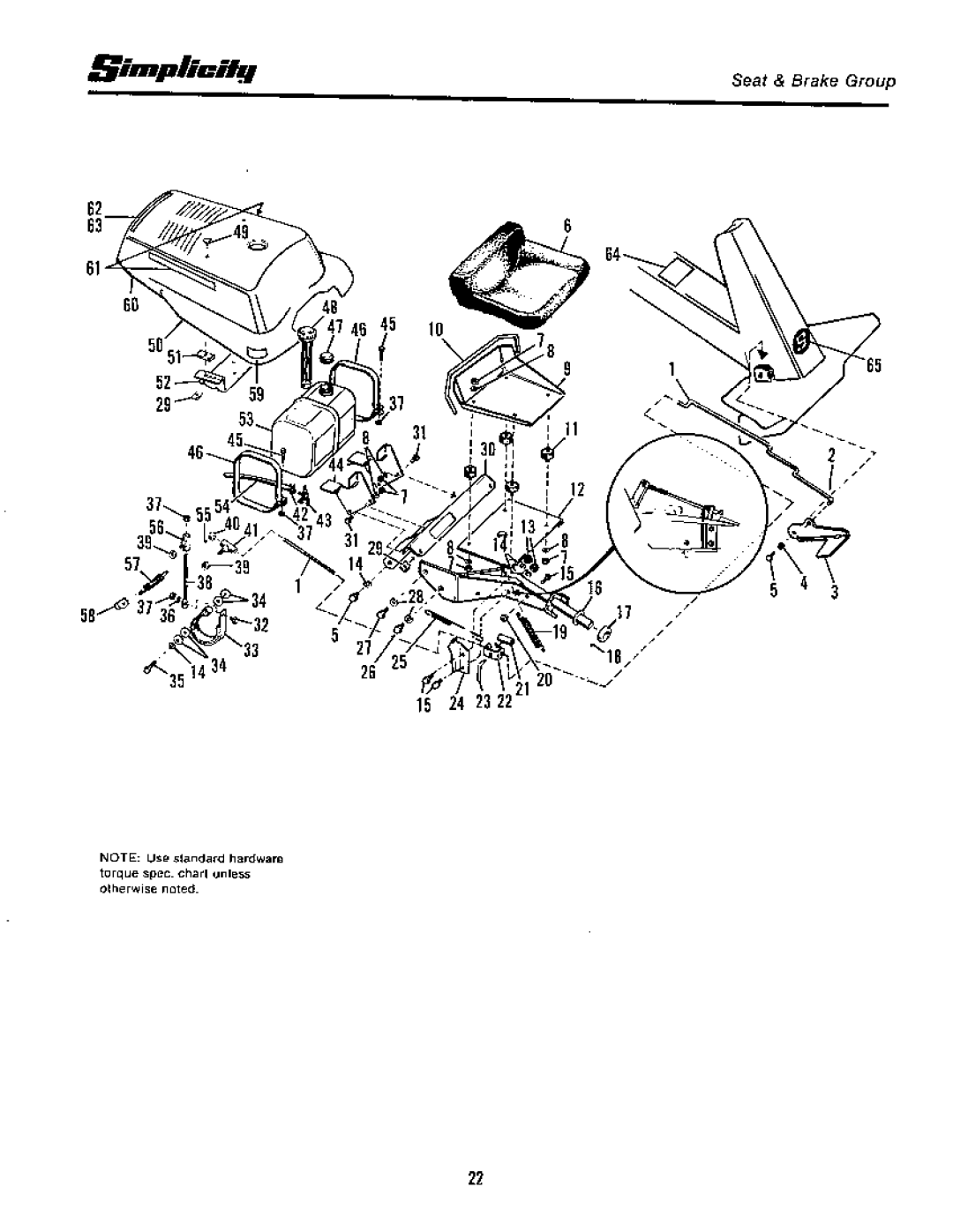 Simplicity 1965-1979, Rear Engine Riders manual 