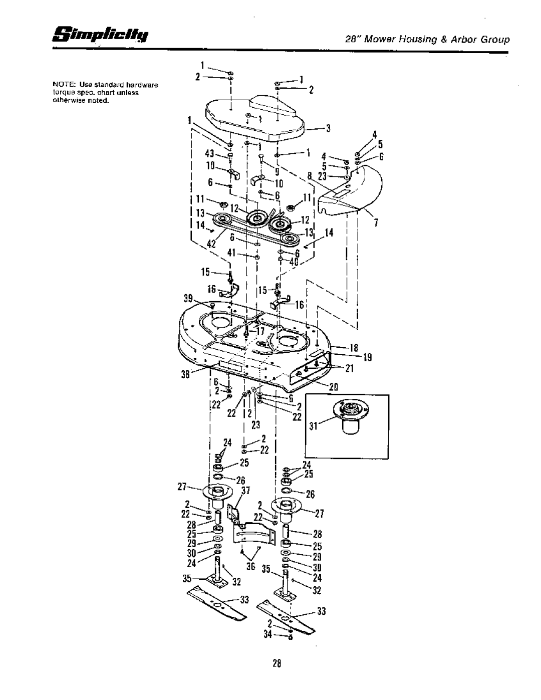 Simplicity 1965-1979, Rear Engine Riders manual 