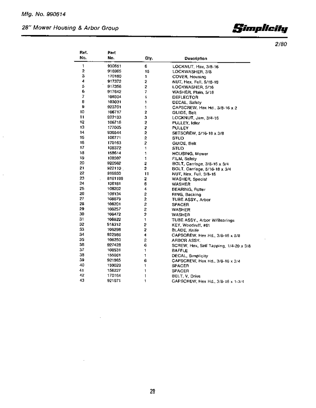 Simplicity Rear Engine Riders, 1965-1979 manual 